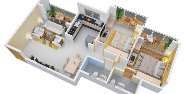 Apartamentul compartimentat perfect. Cum putem alege un model de apartament.